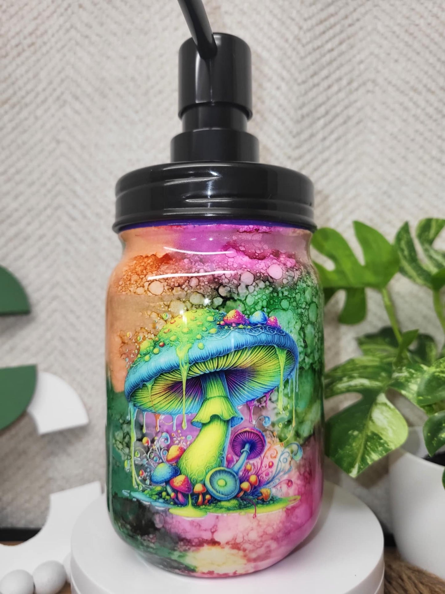 #61-Happy Mush Soap Dispenser