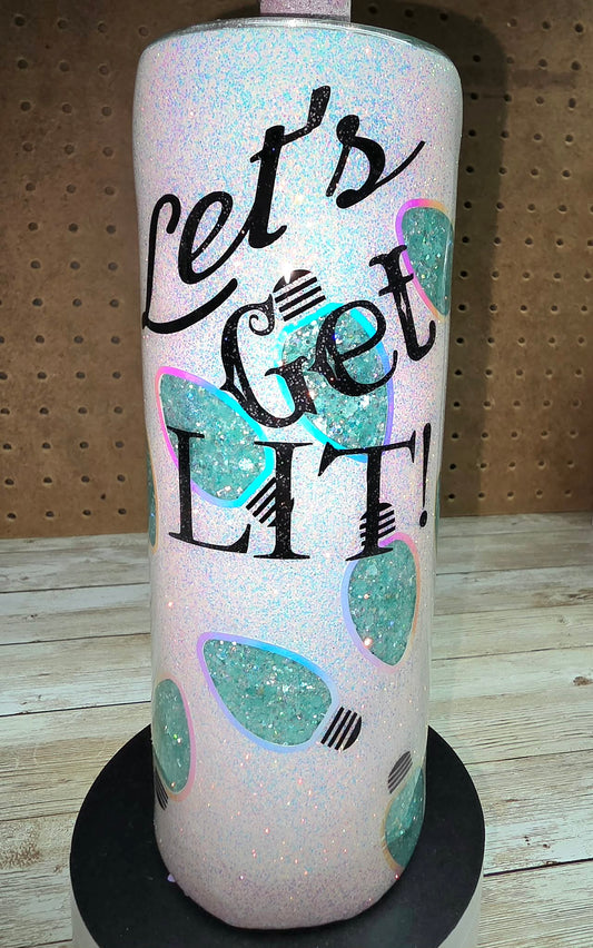 #129 Get Lit! 20oz Strawbler
