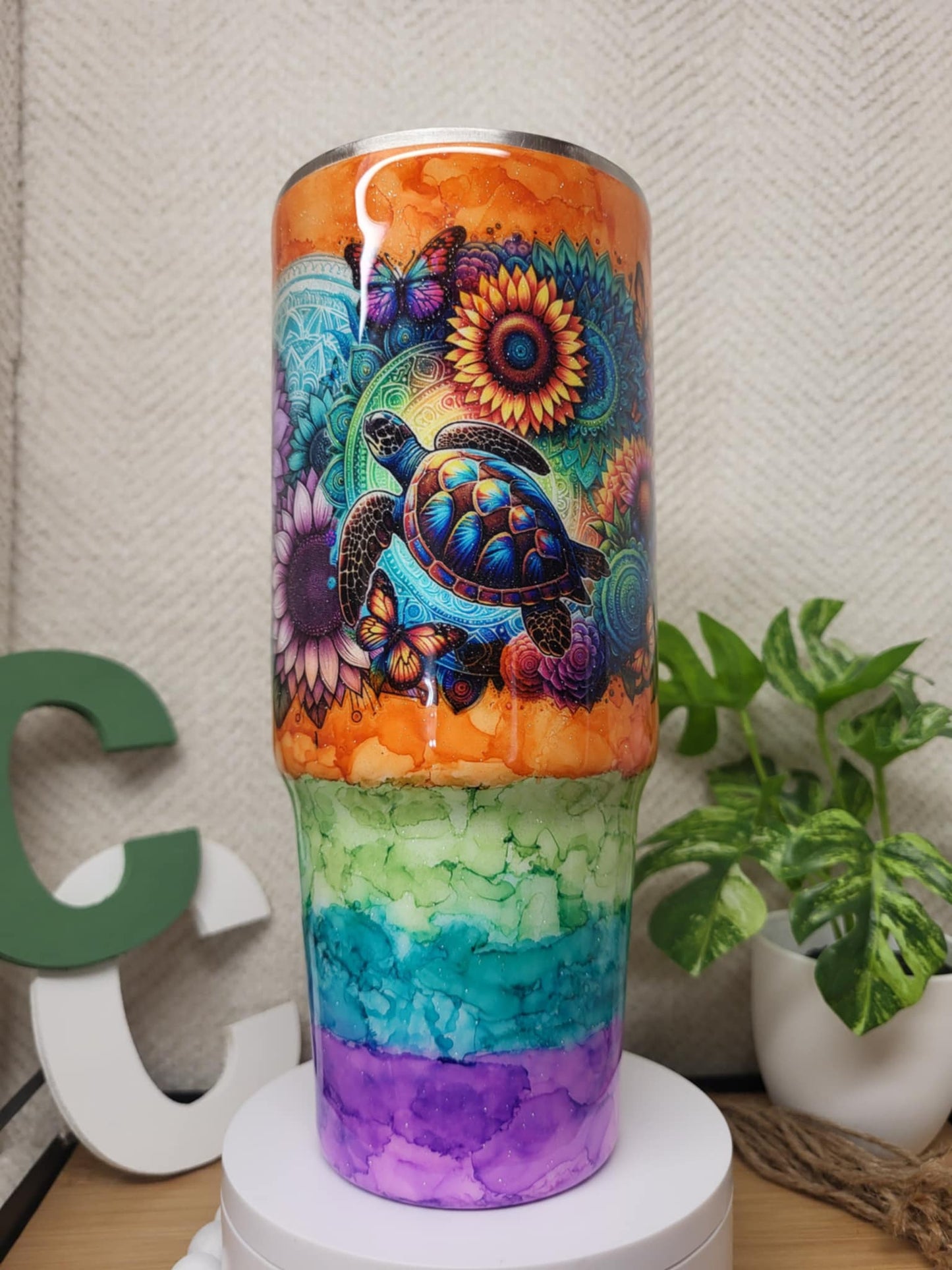 104-SeaTurtle(bright) 30oz Grippy- Donated