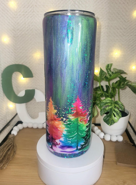 89 Northern Lights-20oz Skinny(glows)