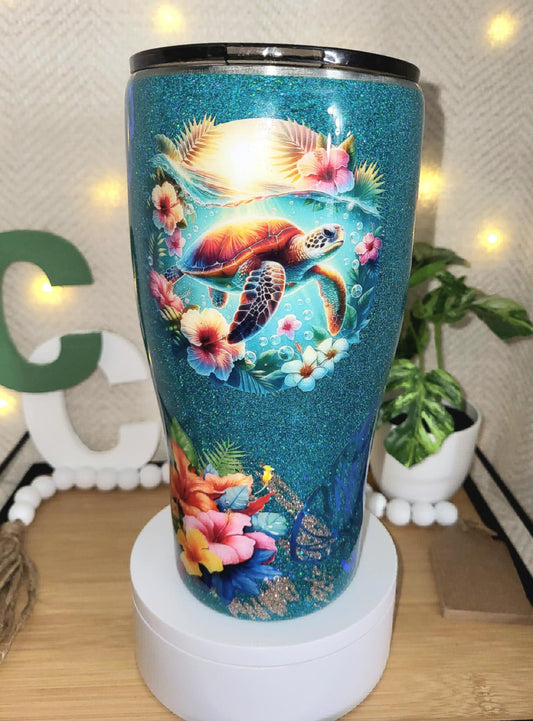 84 Sea Turtle- 30oz Modern Curve