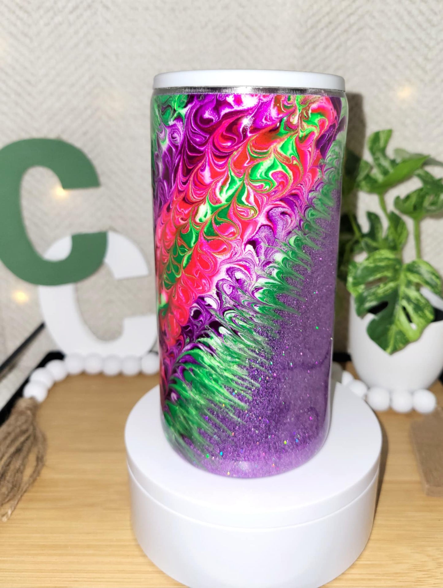 81 Swirls the Limit-Skinny Can Coozie