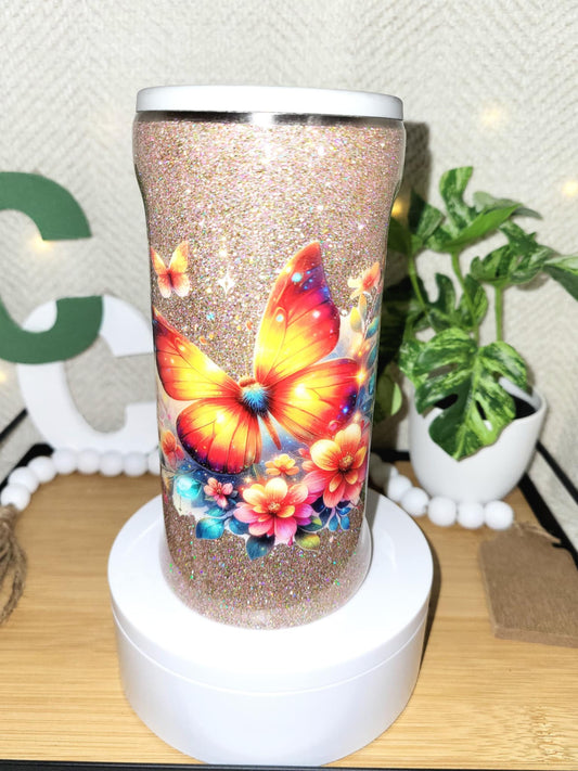 80 Og Butterfly- Skinny Can Coozie