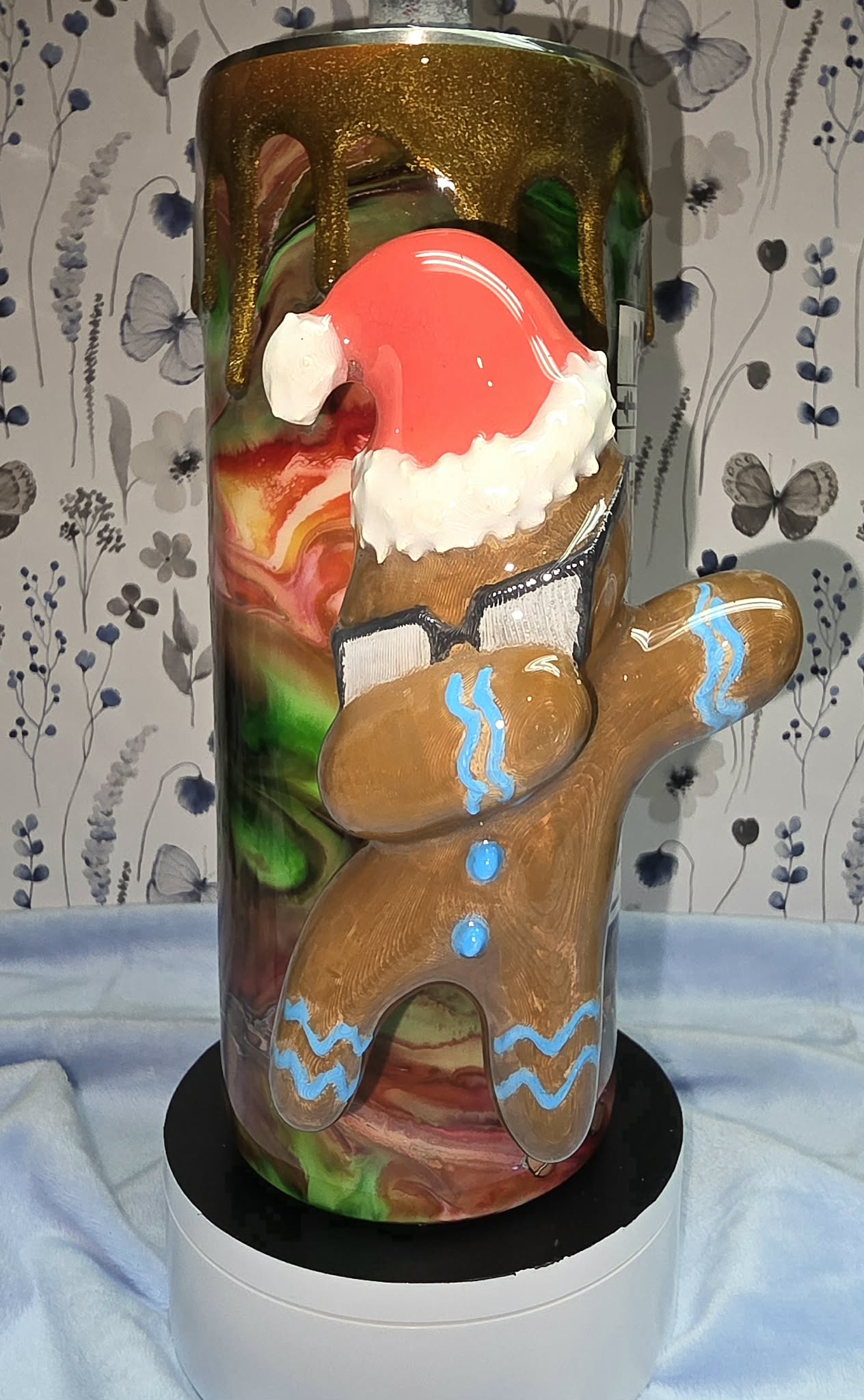 #129 3D Gingerbread Man 30oz Fatty