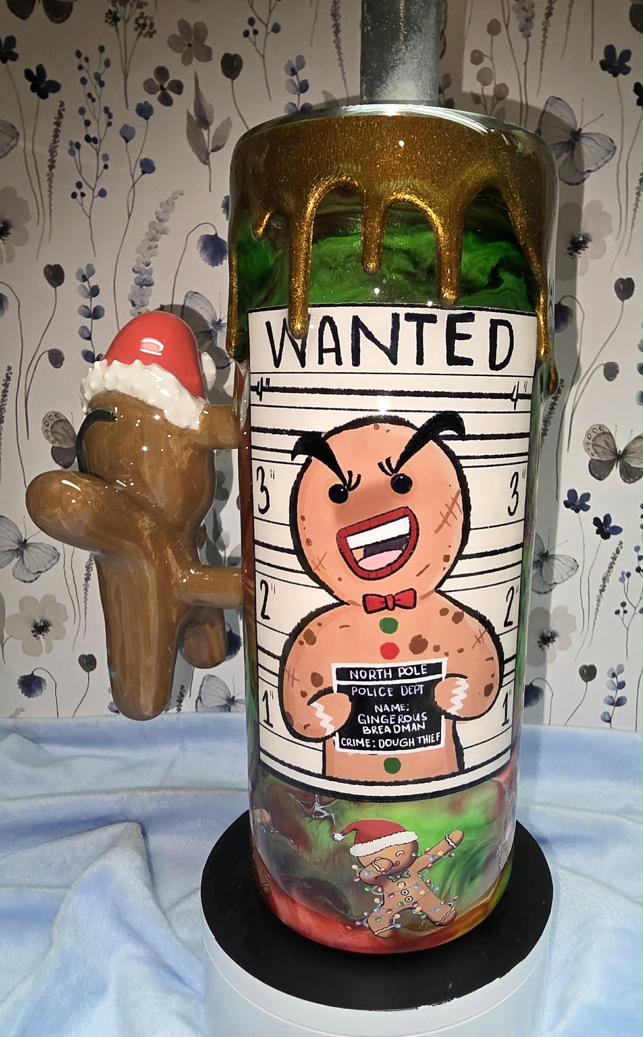 #129 3D Gingerbread Man 30oz Fatty