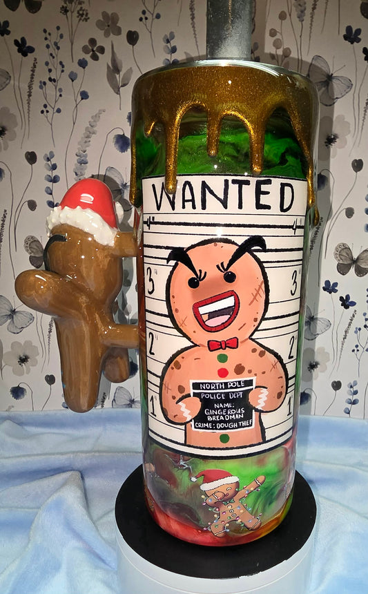 #129 3D Gingerbread Man 30oz Fatty