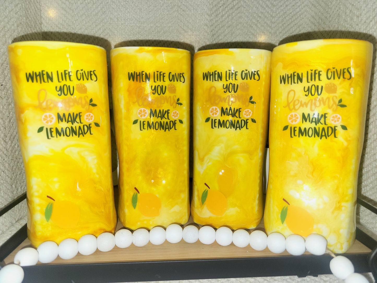 76-Make Lemonade-Set of 4 Glasses